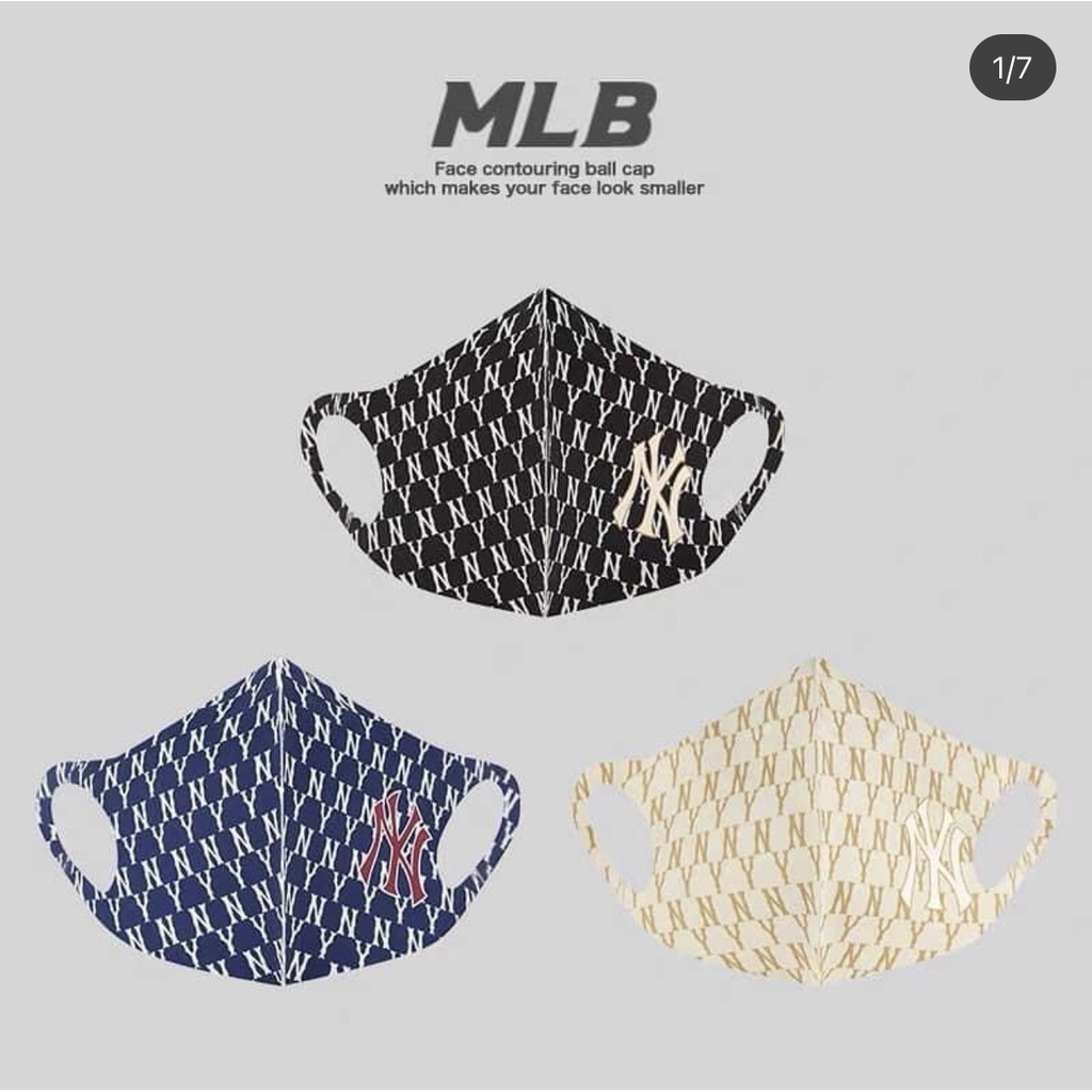 [💖 HÀNG XỊN 💖] Khẩu Trang NY M.L.B MONOGRAM Mask - FULL TEM TAG CODE | ẢNH THẬT | HÀNG CÓ SẴN | ĐỦ MÀU