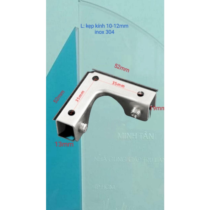Kẹp Cố Định Góc Chữ L/T INOX 304