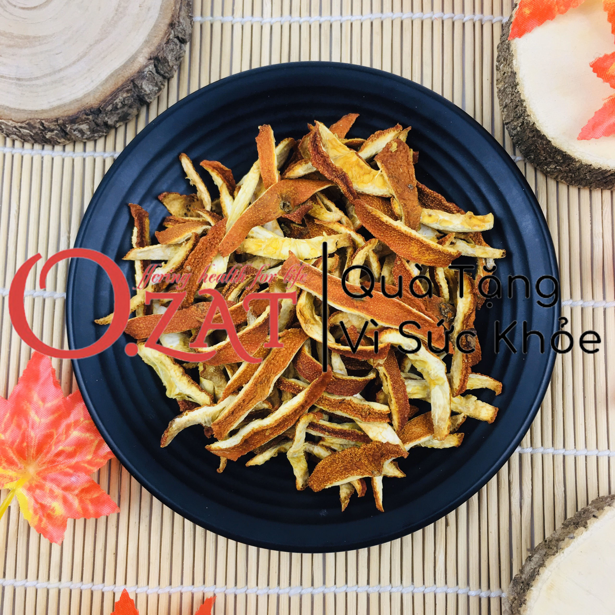Trà vỏ cam cắt nhỏ sấy khô O.ZAT 100g