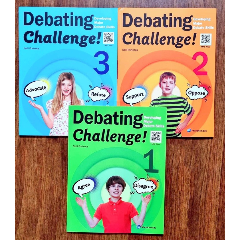 Hàng đẹp - DEBATING CHALLENGE 3 quyển  & EXPLORING DEBATE 2 quyển  -  Tặng Mp3 & Answer Key!