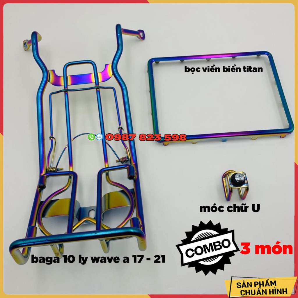 Combo 3 Món Titan Dành Cho Wave A 2017 - 2022- Combo Wave 110cc 2017 - 2022 ( Như Ảnh)