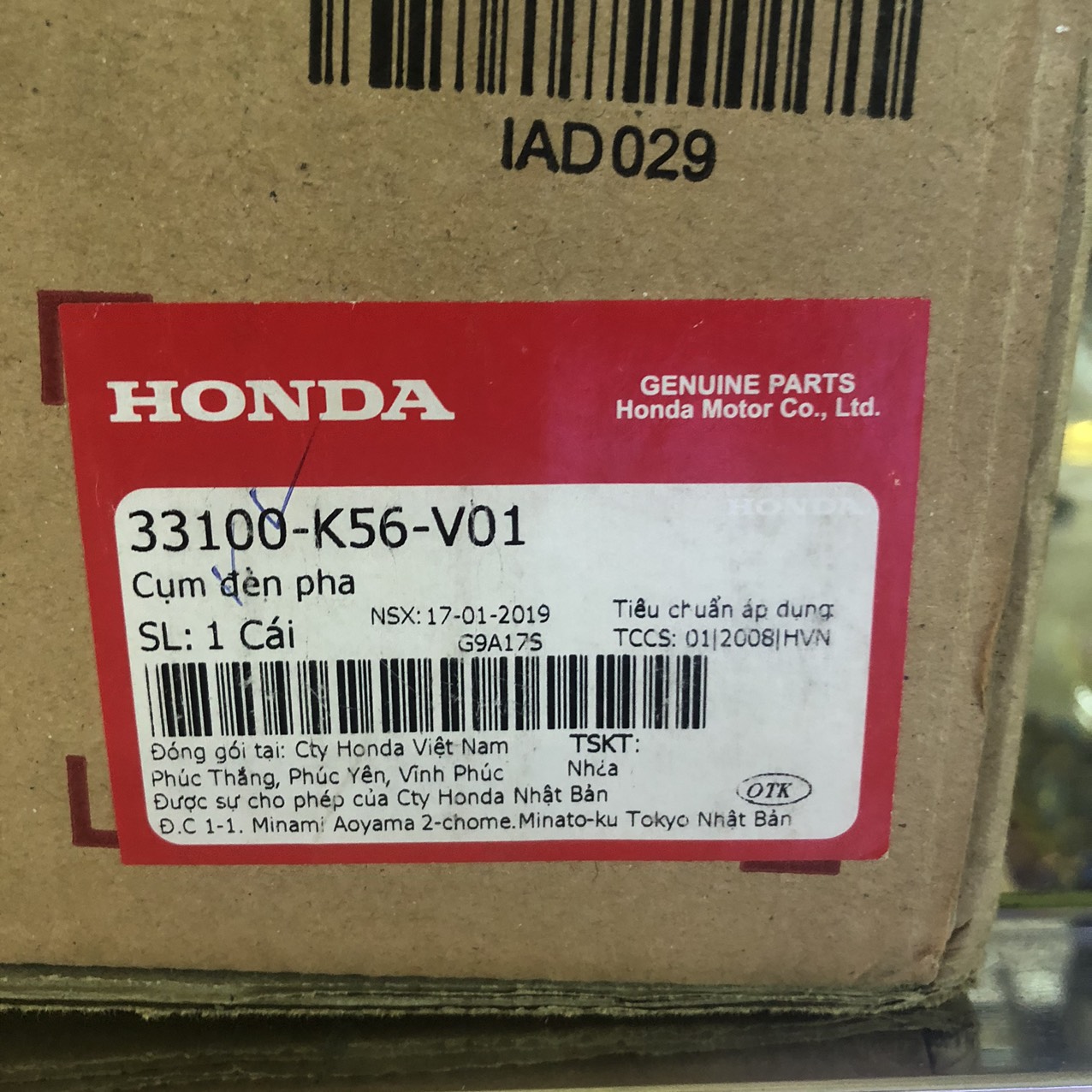 Pha Đèn Winner V1 Zin Chính Hãng Honda