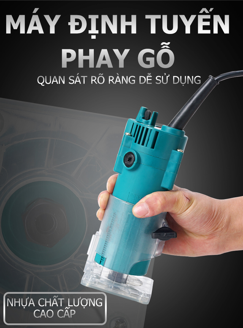 Máy soi gỗ Mailtank MT3709A - máy phay gỗ - máy phay mộng gỗ - Bộ sản phẩm cao cấp tiện lợi và an toàn cho người sử dụng