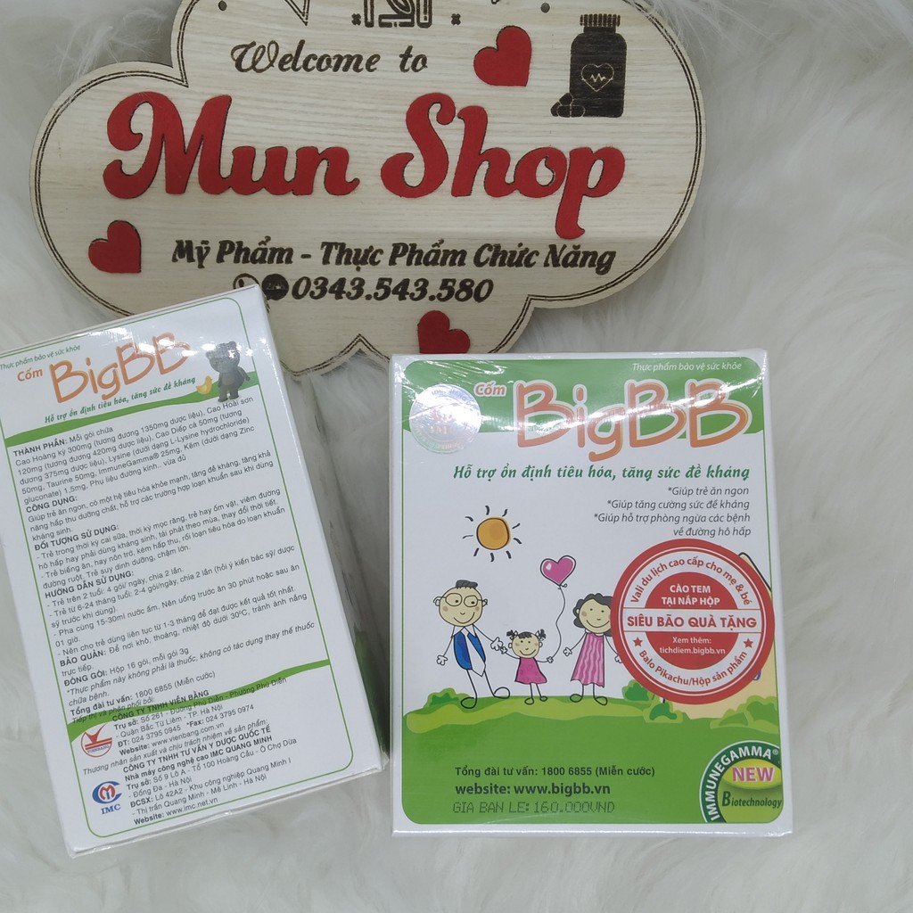 Cốm Bigbb Ổn Định Tiêu Hóa, Tăng Sức Đề Kháng