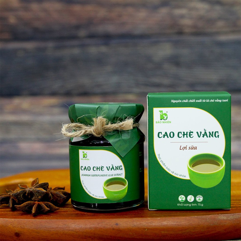 Cao chè vằng lợi sữa sau sinh 75gr - bảo nhiên - sukem shop