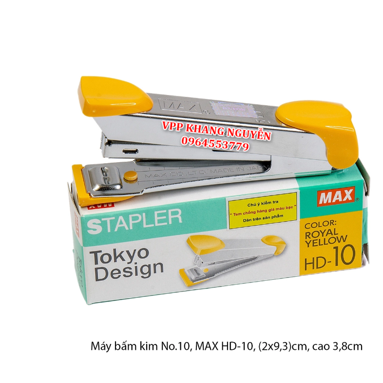 Bấm Kim No.10 MAX HD-10 Hàng Chính Hãng
