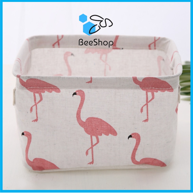 Giỏ vải đựng đồ đa năng size 20x16x14cm