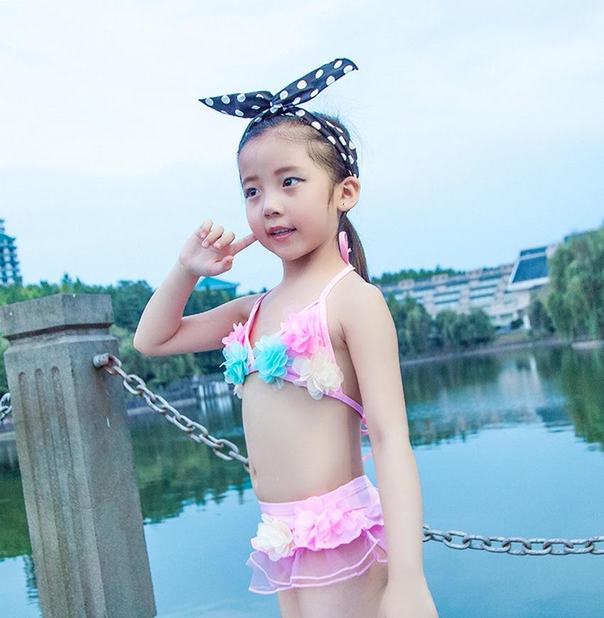 Đồ bơi bé gái 3-5 tuổi B15