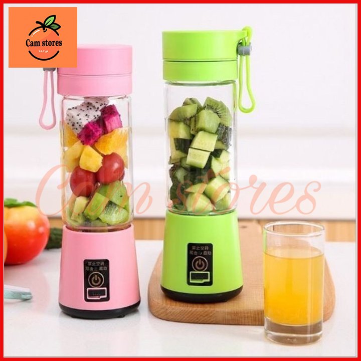 Máy xay sinh tố mini cầm tay sạc pin tiện lợi