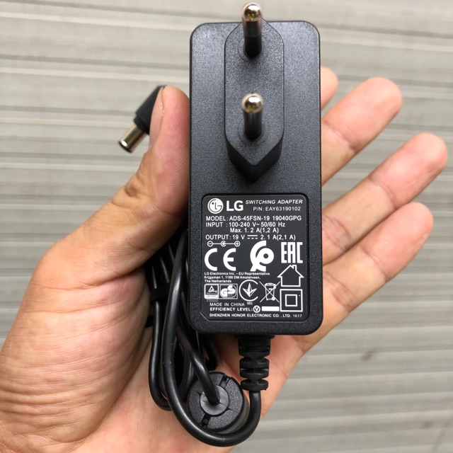 Adapter nguồn màn hình lg 19v 2.1a