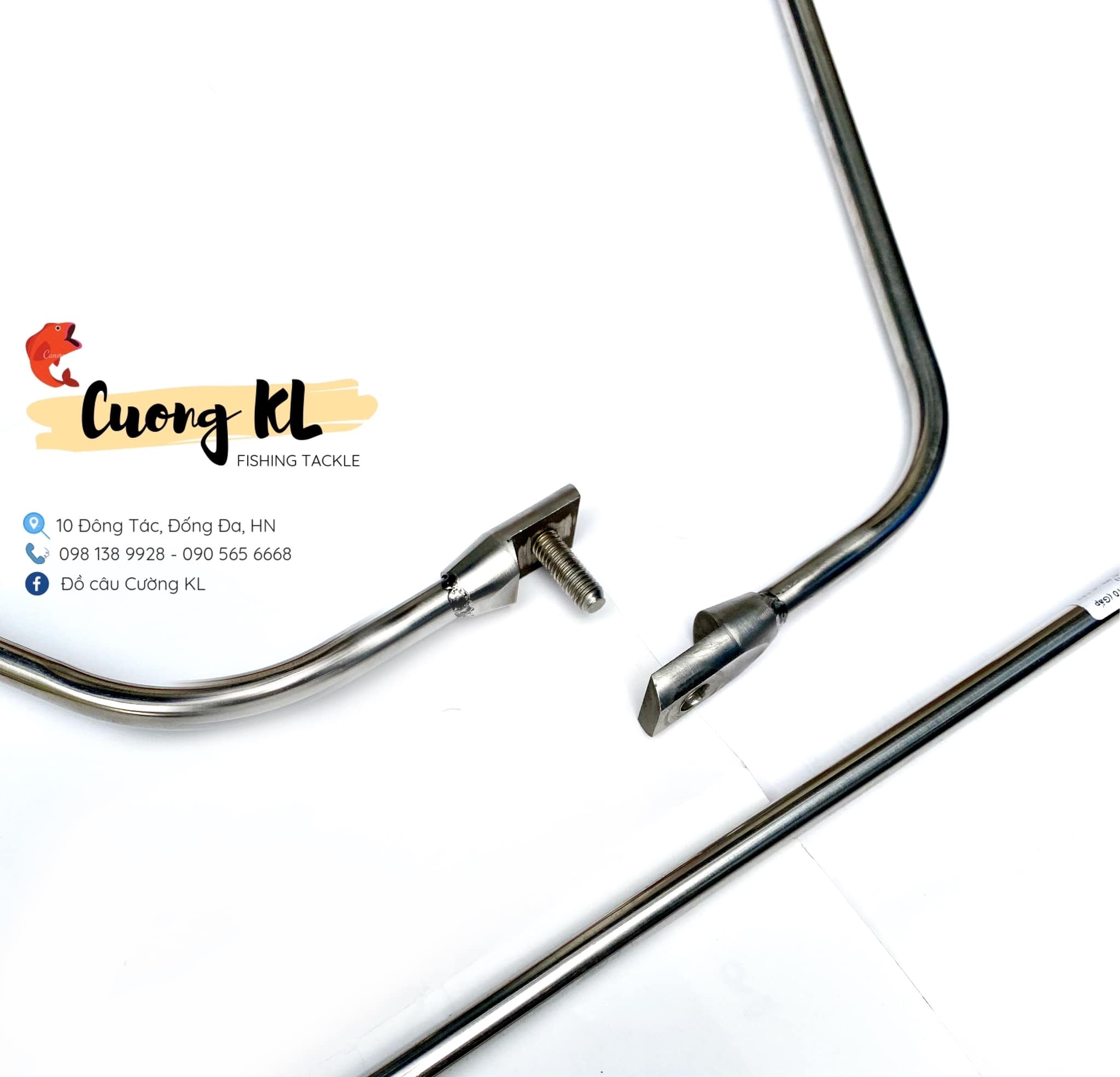 Vành vợt câu cá full inox các cỡ