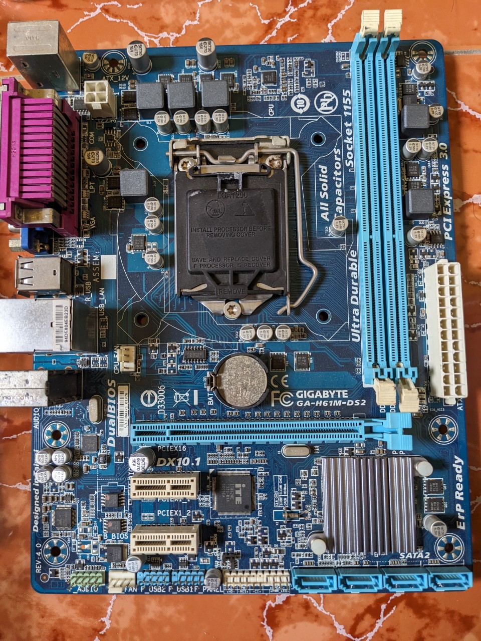 Combo main + ram+ chip+ ổ + nguồn ( đủ 1 bộ máy tính)