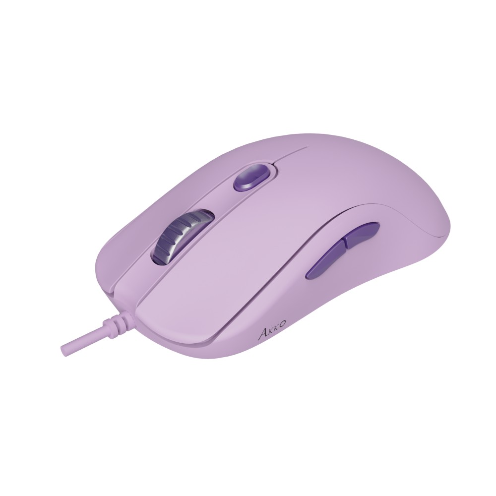 Chuột gaming Akko AG325 Taro Purple - Cổng USB