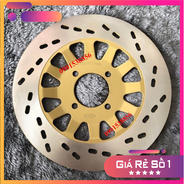 Đĩa thắng trước xe su viva - fx - xì po - xbike - shogun - rgv gắn như zin