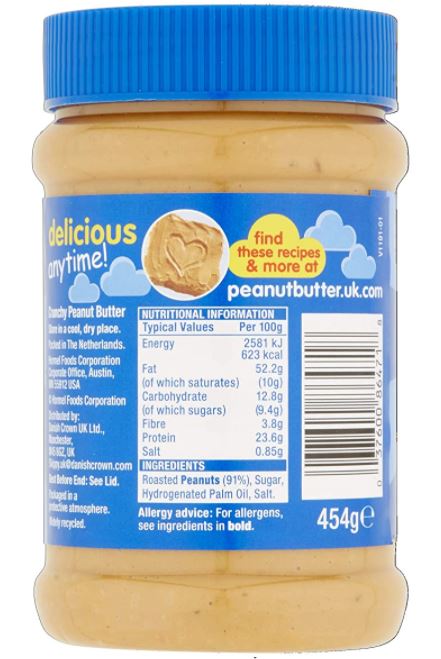 Bơ lạc Skippy Peanut Butter Chunky 462g