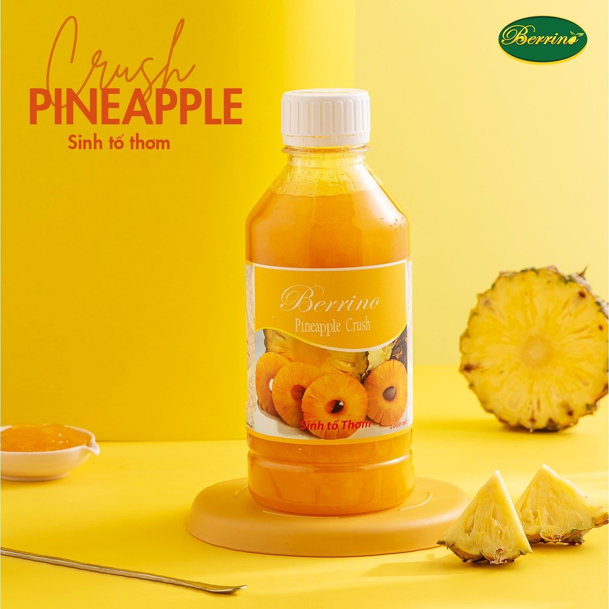 Sinh tố Berrino chai 1L