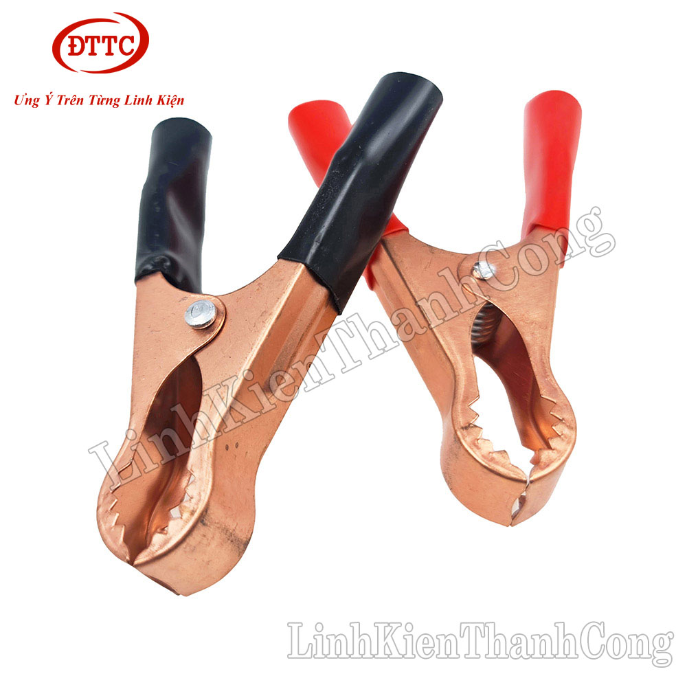 Kẹp Acquy 30A  50A 60A 100A 500A  Đỏ + Đen