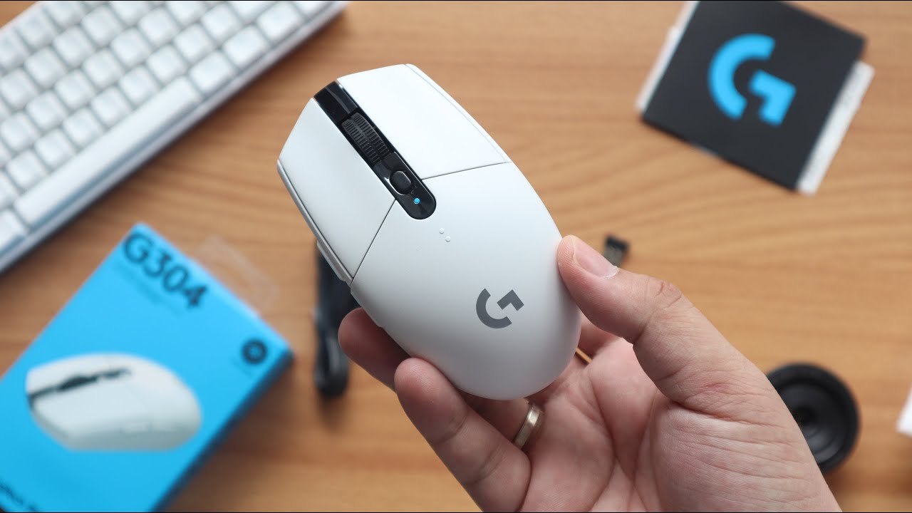 Chuột game không dây Logitech G304 - nhẹ, 6 nút lập trình, onboard memory, pin 250h - Bảo hành 2 năm chính hãng