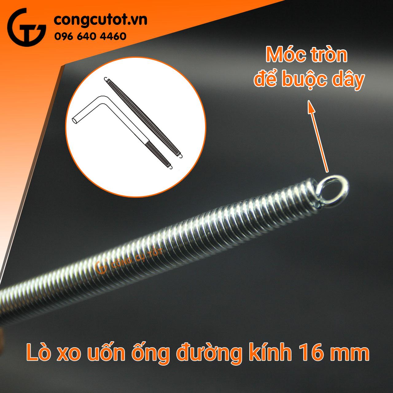 Lò xo uốn ống size tùy chọn