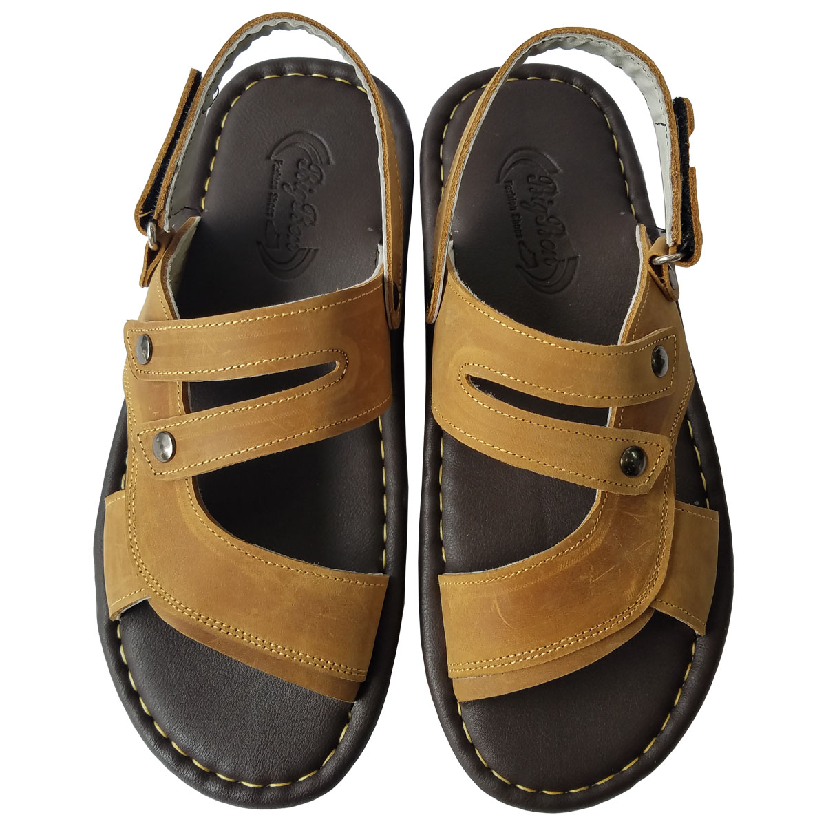 Giày sandal nam da bò biggben cao cấp sdb99