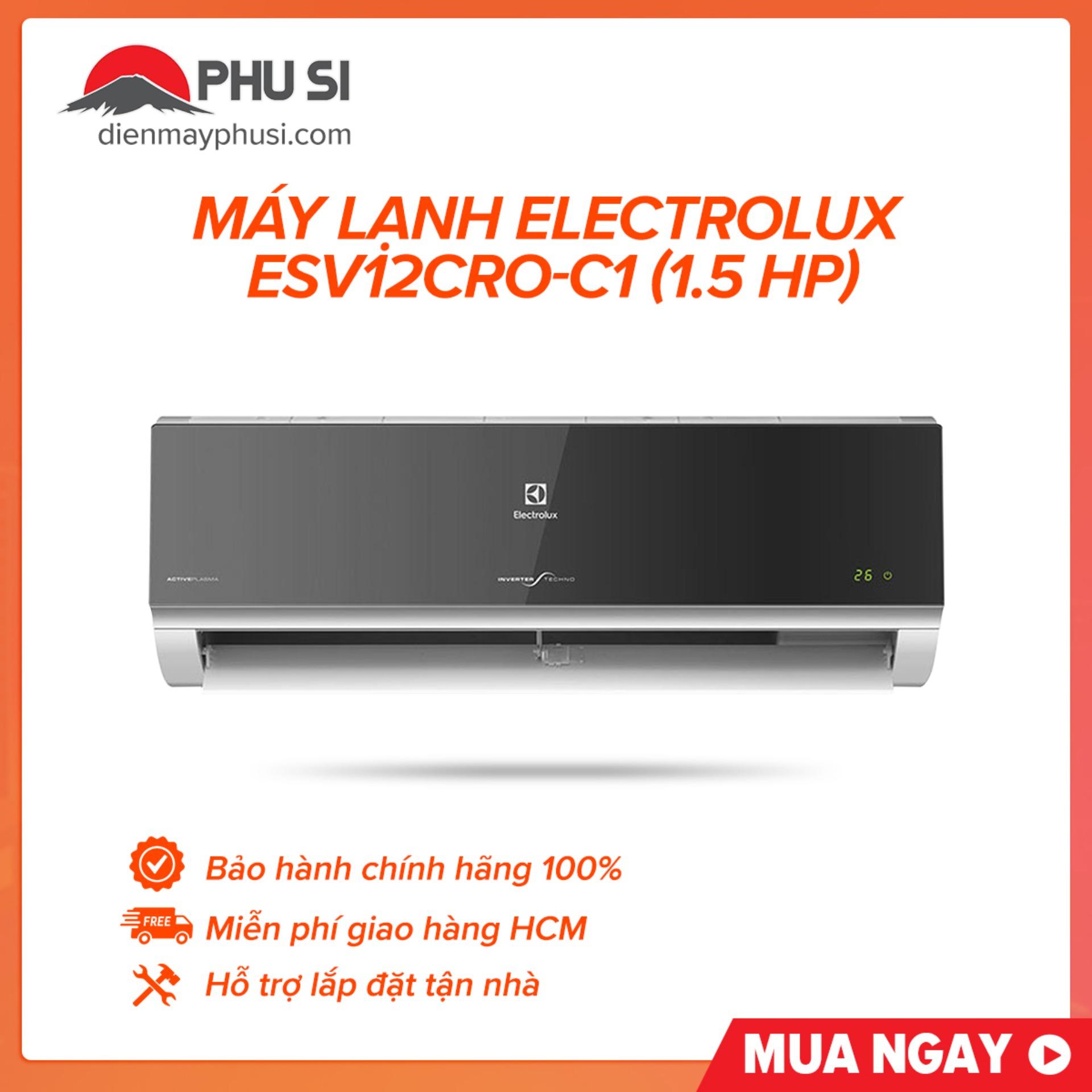 [Trả góp 0%]Máy lạnh Electrolux Inverter 1.5 HP ESV12CRO-C1
