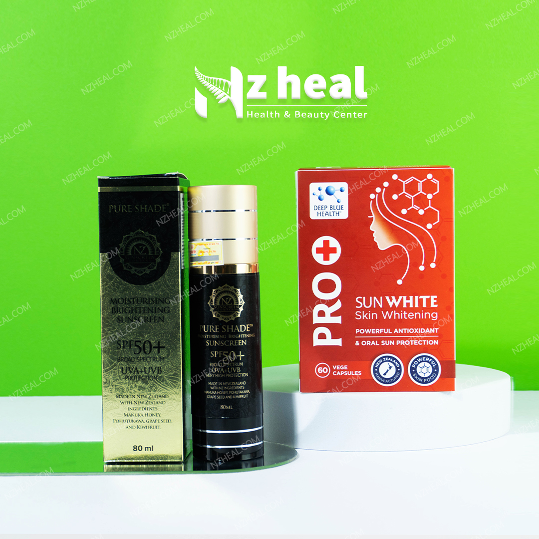 Kem chống nắng 4 in 1 pure shade spf50+ moisturising & sunscreen 80ml