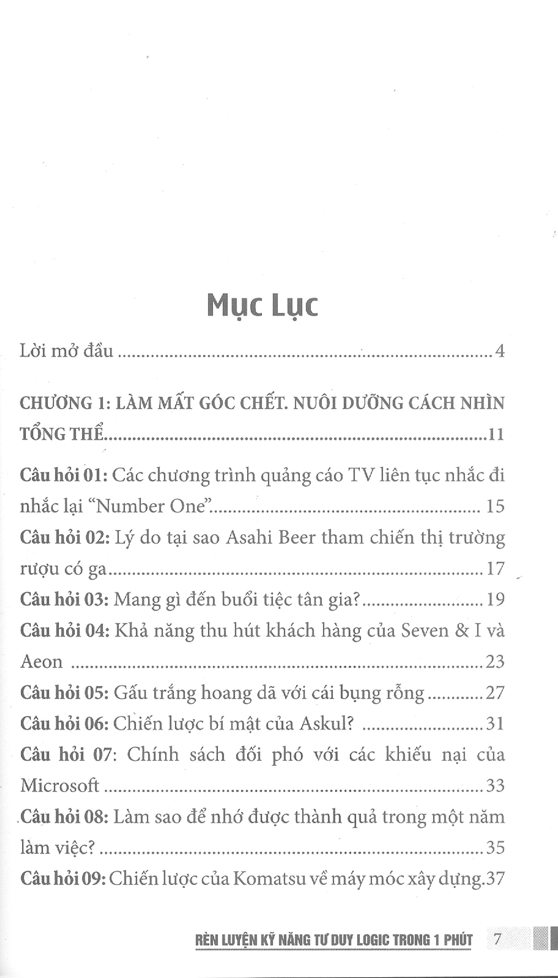 Rèn Luyện Kĩ Năng Tư Duy Logic Trong 1 Phút
