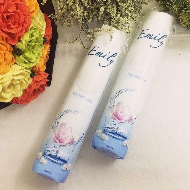 Bông tẩy trang Emily gói 120 miếng