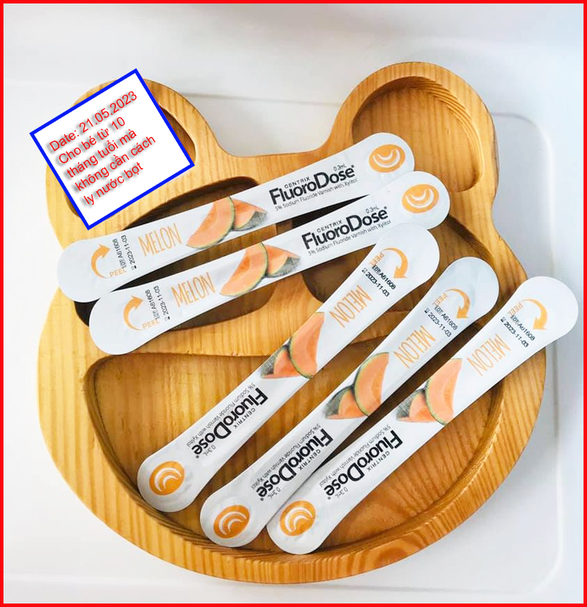 [FREESHIP] Tuýp Gel bôi Vecni Flour Fluorodose phòng ngừa sâu răng, giảm ê buốt cho bé từ 10 tháng tuổi