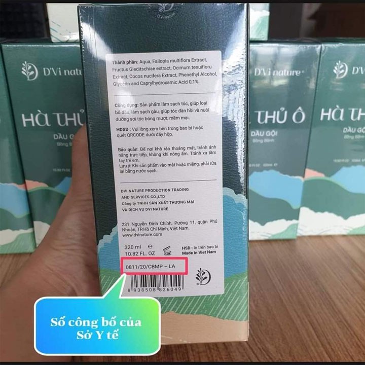 Dầu Gội Hà Thủ Ô Dvi Nature