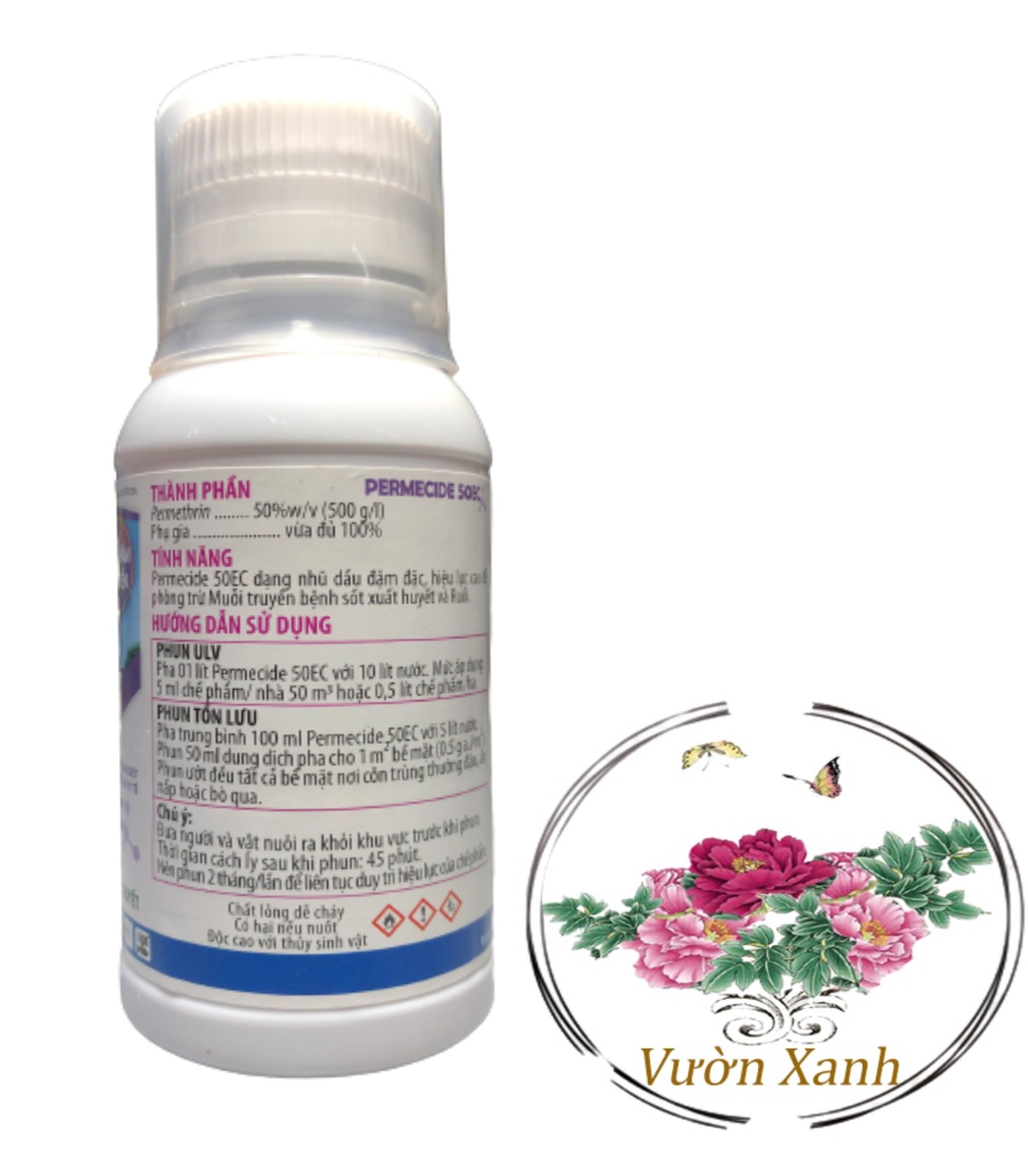 Thuốc Diệt Trừ Ruồi Muỗi PERMECIDE 50EC - #105B# 100ml