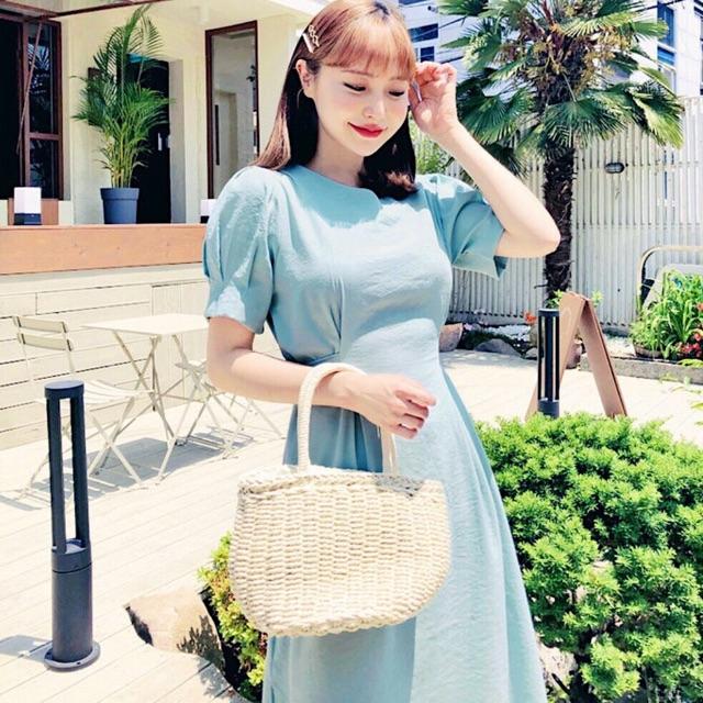 [HCM]Đầm xoè xẻ tà 2 màu