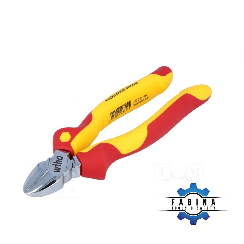 Kìm cắt 180mm cách điện 1000V Wiha 43340