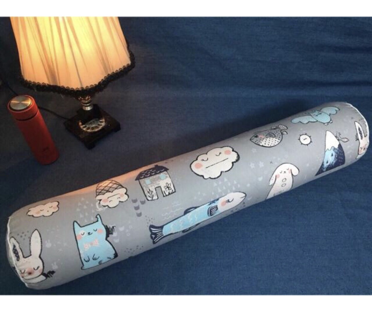 gối ôm trẻ em vải votton 20x60cm