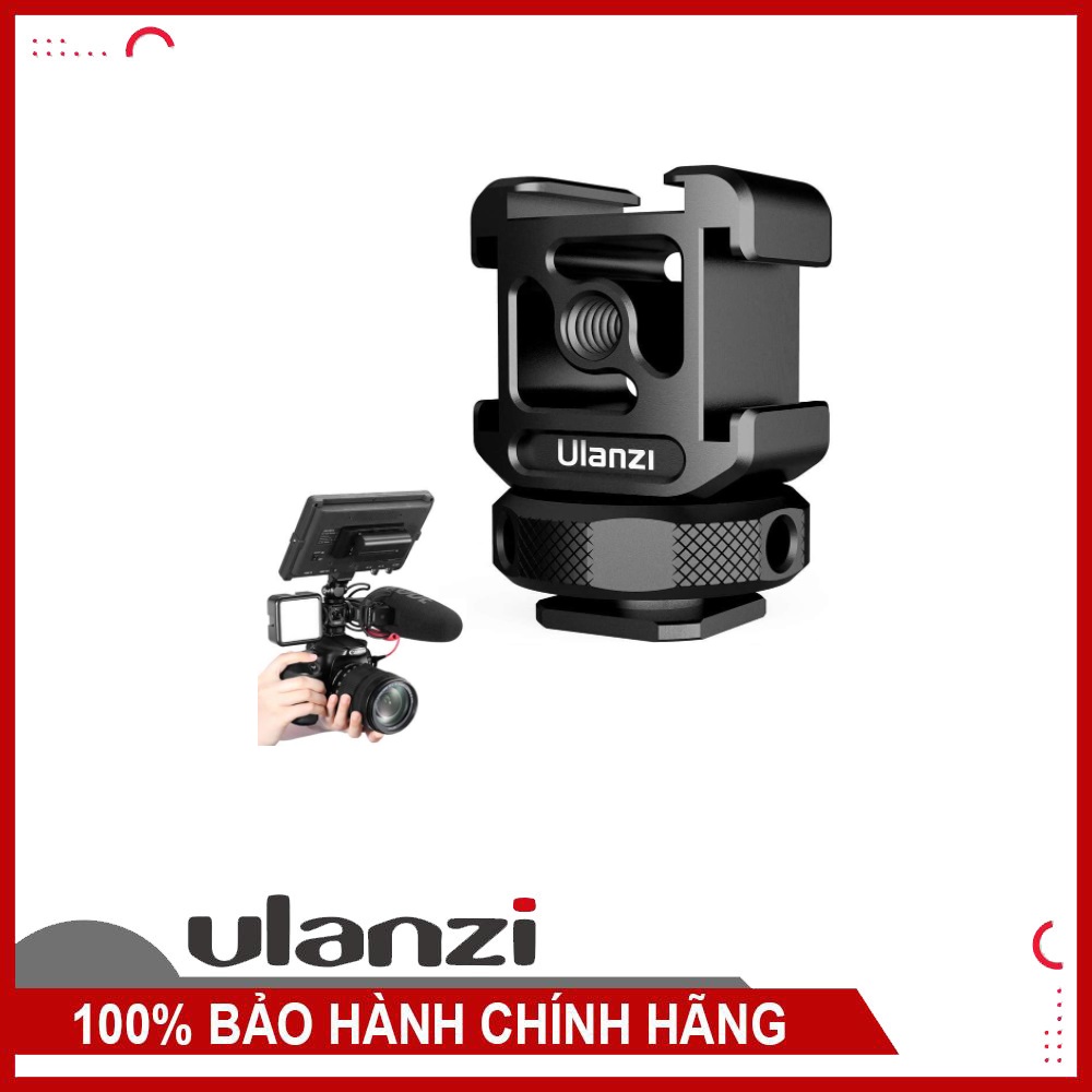 Cold Shoe Mounts để gắn Monitor/Micro/đèn LED - ULANZI PT-12 (FUGAB)