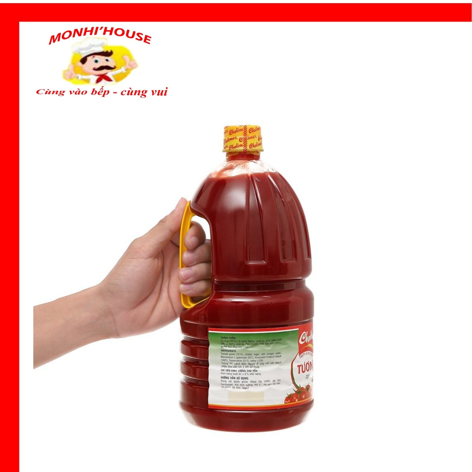 TƯƠNG CÀ CHOLIMEX 2.1KG/1KG/500G chấm đồ chiên,...