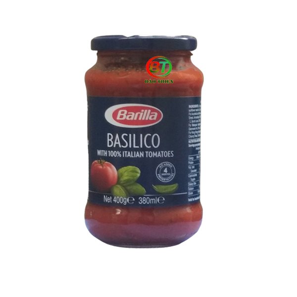Sốt Barilla (Sốt mì Ý) loại lọ 400g - nhiều vị