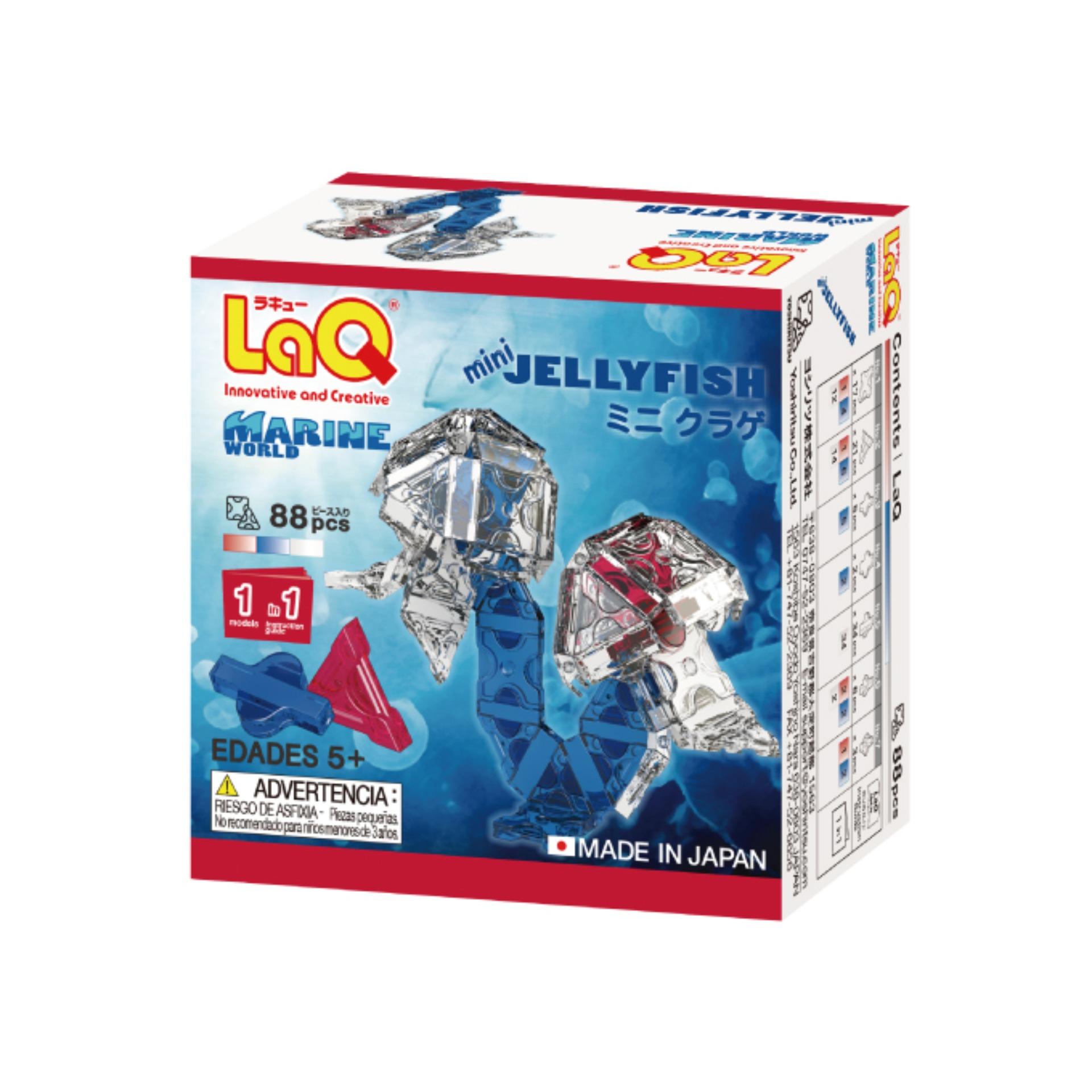 Bộ lắp ráp LaQ Marine World MINI JELLYFISH (Sinh vật biển - Con sứa)