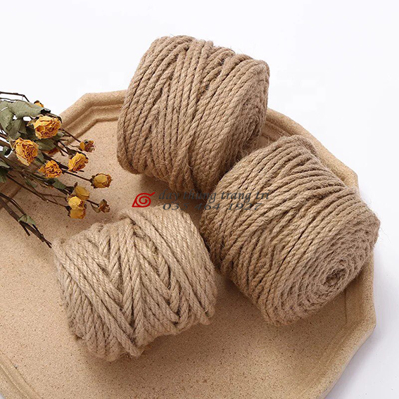 [Cuộn 50m] Dây thừng 3mm, làm trang trí, decor, đồ cào móng mèo, handmade