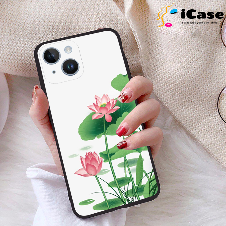 Ốp lưng iPhone 14 viền dẻo TPU BST Sen