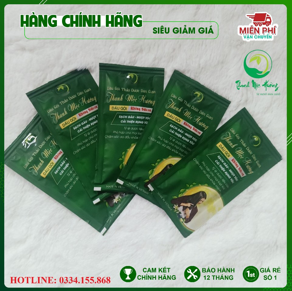 [Hanoi] aroma shampoo in 8gr package. Mammary bar herbal shampoo prevents hair loss, promote growth, excluding scalp and fungus [Hanoi incense bar]