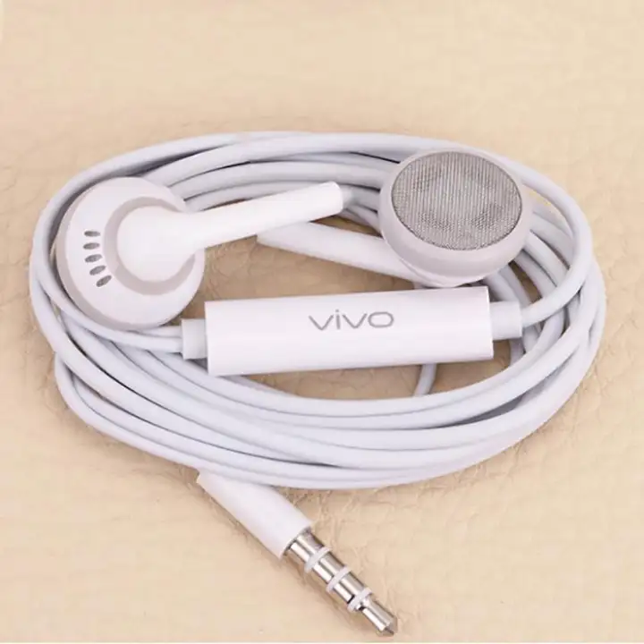 Bbk Vivo Earphones Genuine Original Phone Y17 Y35 Y85 Y79 V3 Y7s Wired Earphone Line Lazada Singapore
