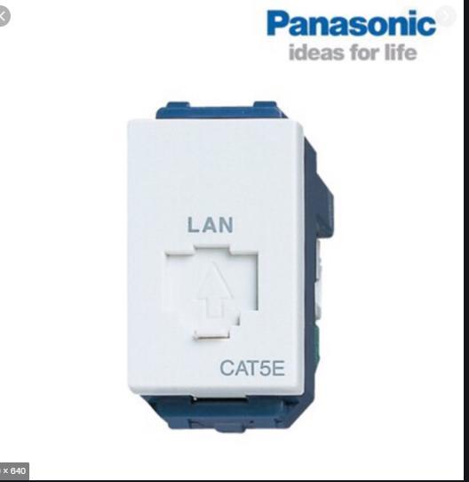 [FreeshipMAX] VTM - Ổ MẠNG  CAT 5 PANASONIC- WEV2488SW