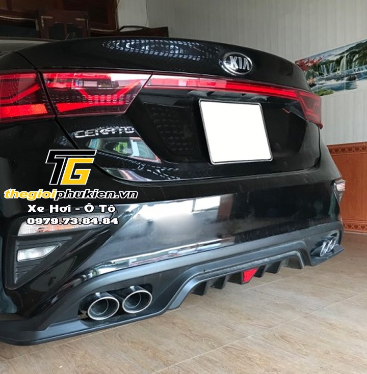 Độ líp pô Kia Cerato 2019-2021 - mẫu pô kép