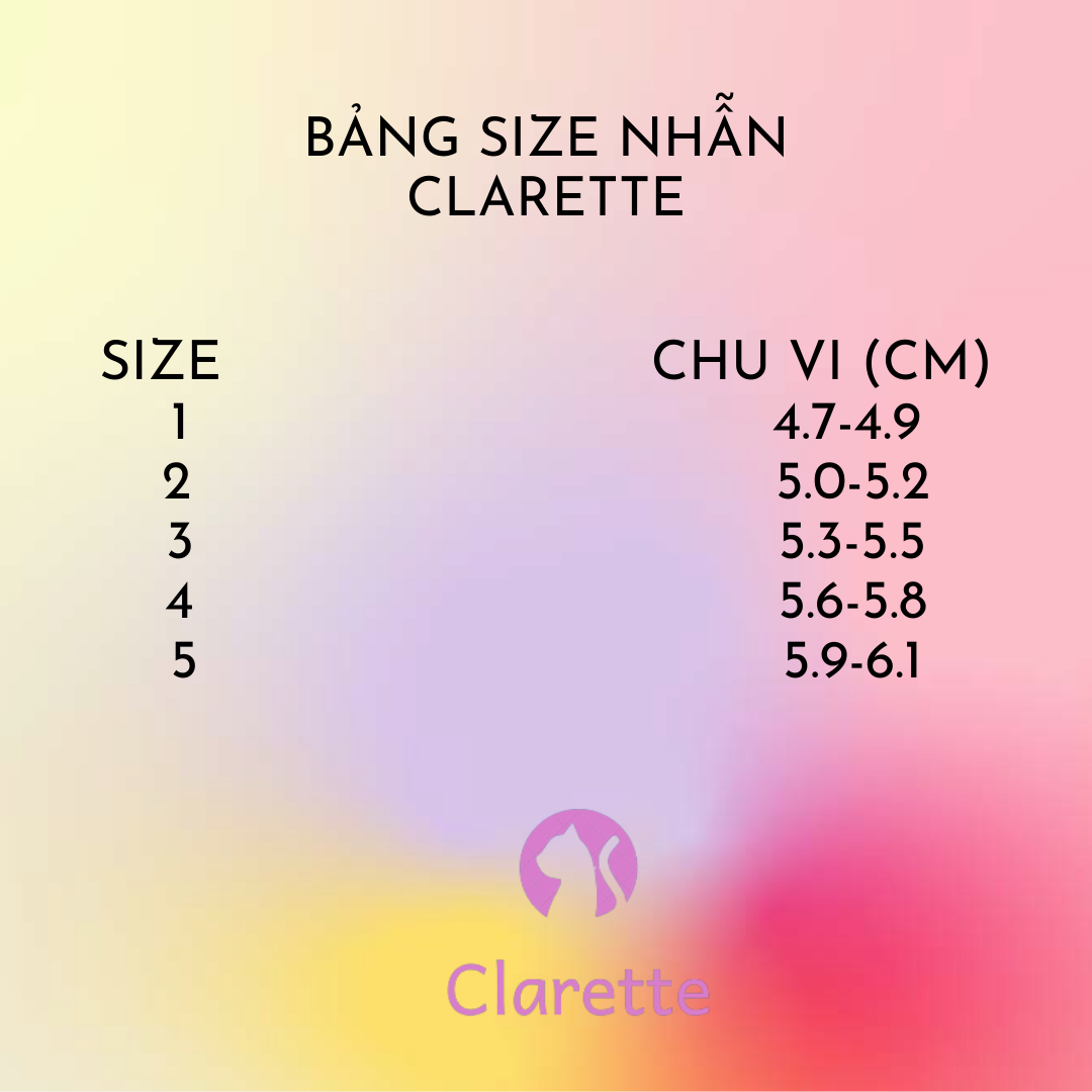 Nhẫn bạc đính đá Clarette 0005N