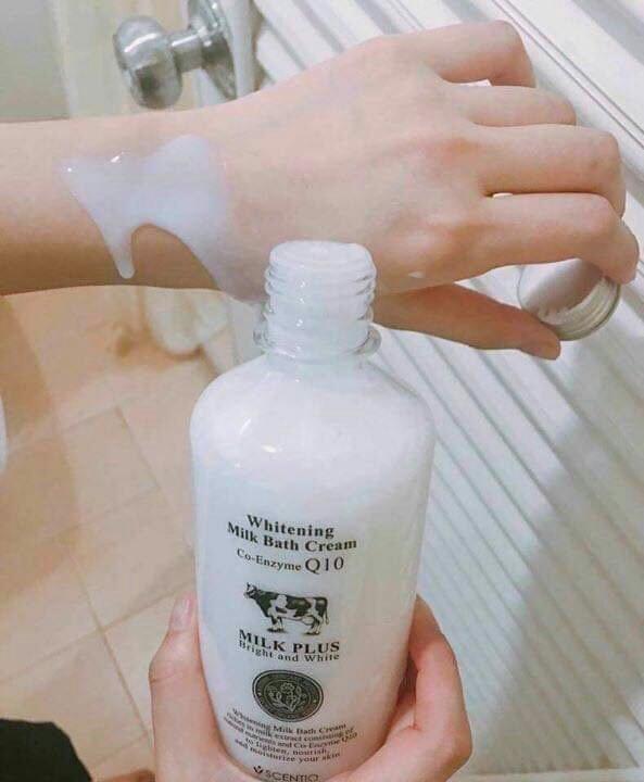 sữa tắm bò milk plus Q10 thái lan 450ml