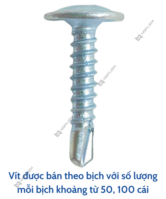 Vít Dù Song Long 1F3, 1F6, 1F9, 2F5, 3F, 4F, 5F, 6F (Chữ D loại Xịn) (BỌC 100, 200 GRAM)