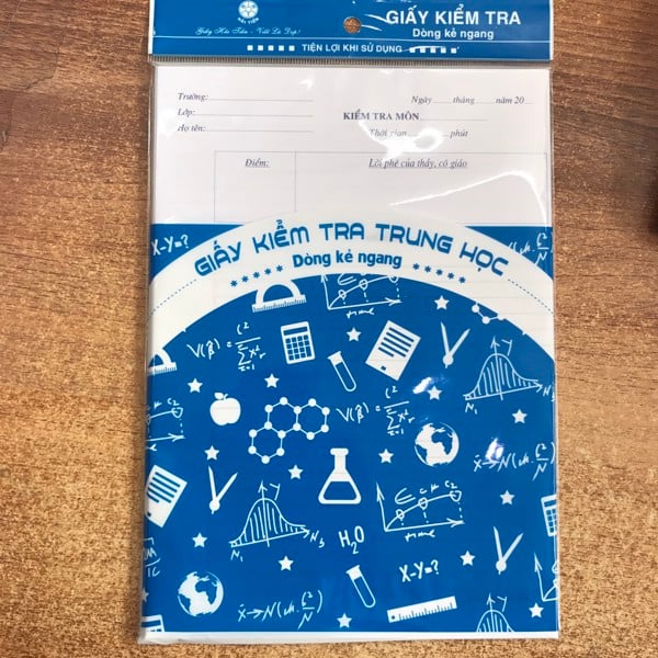 Giấy Kiểm Tra Kẻ Ngang Hải Tiến