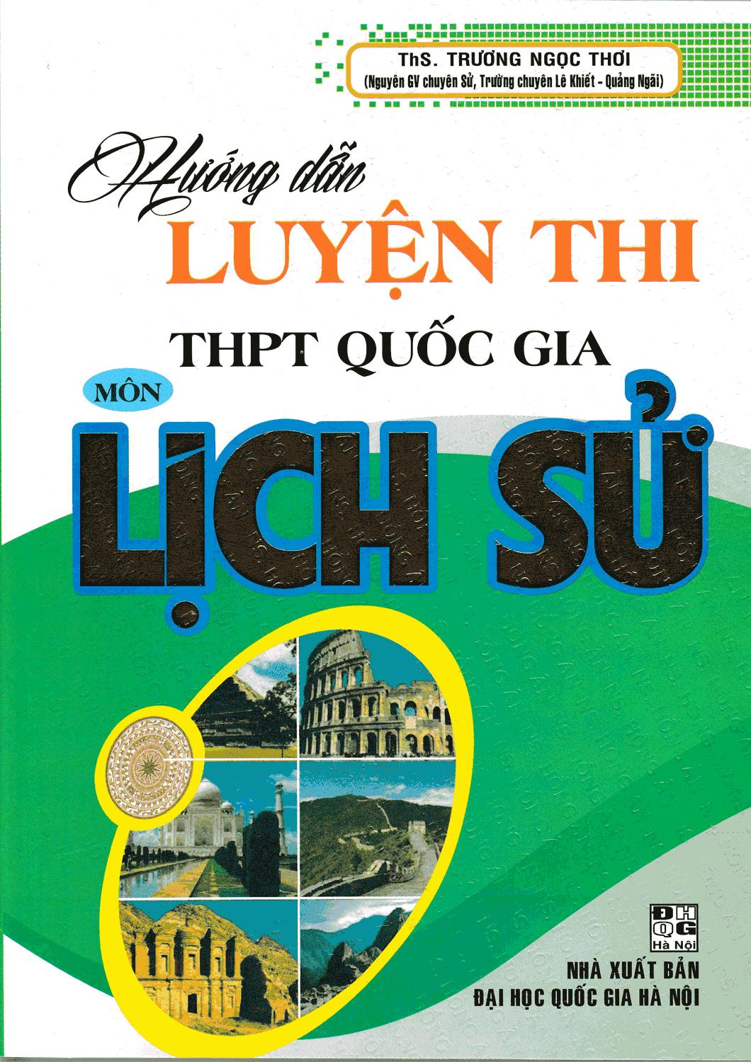 Hướng dẫn luyện thi thpt quốc gia môn lịch sử
