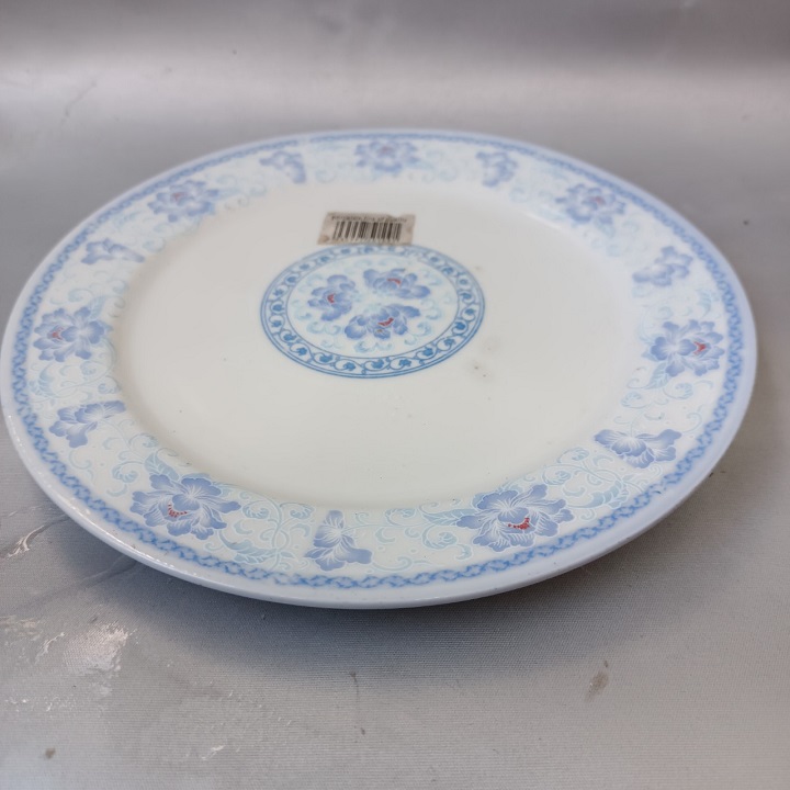 Đĩa sứ 16 cm Họa Tiết Xanh cao cấp